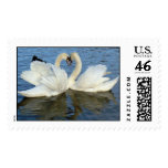 Chaperoned Swan Heart Love Postage