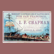 Chapman Clipper Ship Historical Repro Poster