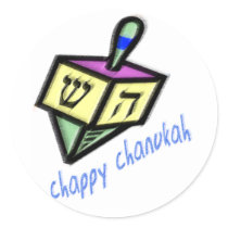 Chappy Chanukah Stickers