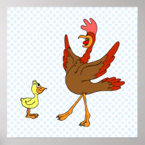 Chappy & Chippy chicken Poster