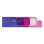 Chapstick Bisexual Bumper Sticker