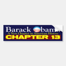 Chapter 13 bumper sticker