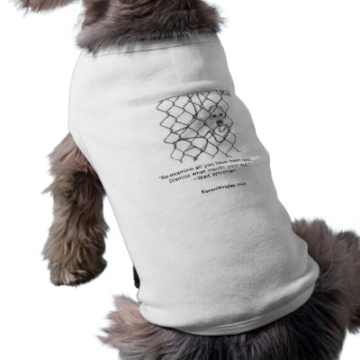 Chapter 22 dog t shirt by KarenWrigley