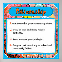 Character Traits Posters, Citizenship - 5 of 6