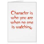 Character When No One Watching cards