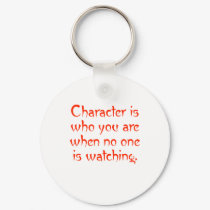 Character When No One Watching keychains
