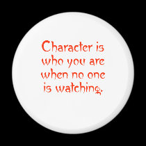 Character When No One Watching magnets