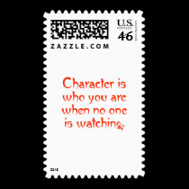 Character When No One Watching postage