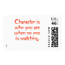 Character When No One Watching postage
