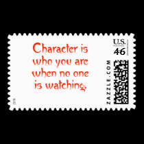 Character When No One Watching postage