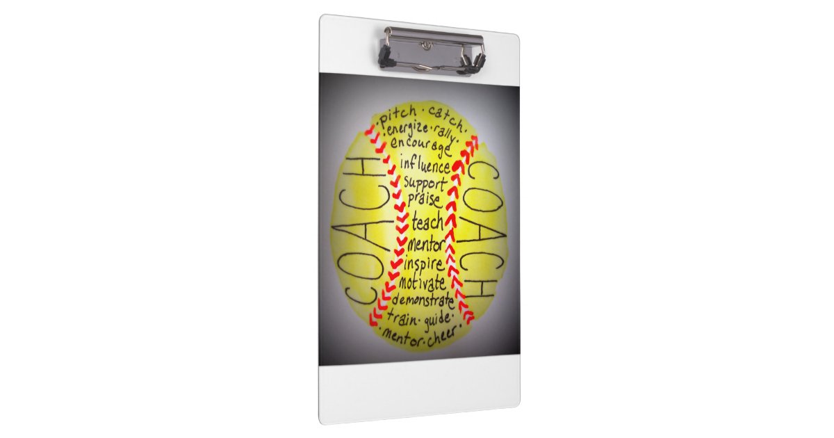 characteristics-of-a-coach-clipboard-zazzle