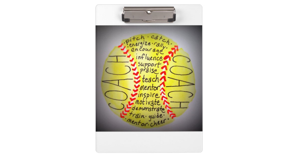 characteristics-of-a-coach-clipboard-zazzle