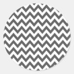 Charcoal Chevron Stickers stickers