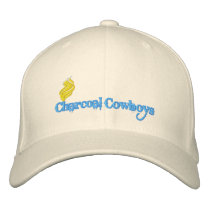 Charcoal Cowboys Hat Embroidered Baseball Caps