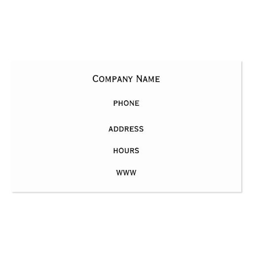 Charcoal Dots  Business Card (back side)