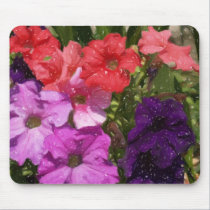 charcoal flowers mousepads