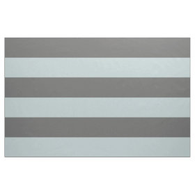 Charcoal Gray and Cloud Wide Stripes Large Scale Fabric