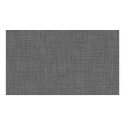 Charcoal Gray Modern Chevron with Linen Texture Business Card Templates (back side)