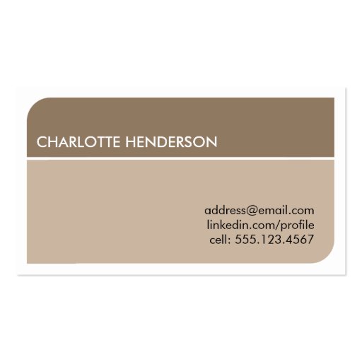Charcoal gray smart student employment resume card business cards (front side)