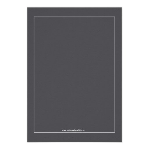 Charcoal Gray Swirl Rehearsal Dinner Invitation