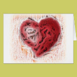 Charcoal Heart cards