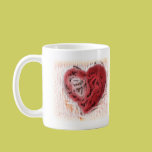 Charcoal Heart mugs