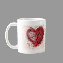 Charcoal Heart mugs