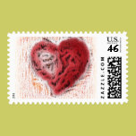 Charcoal Heart stamps