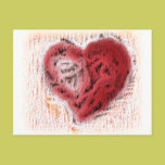 Charcoal Heart postcards