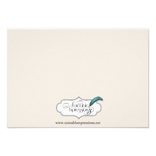 Charcoal Ivory Filigree Wedding Rehearsal Dinner Personalized Announcement
