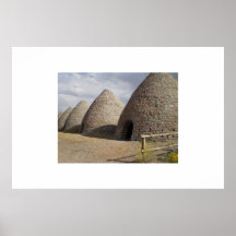 Charcoal Kilns Northern Nevada Poster