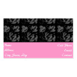 Charcoal Leaves Business Cards