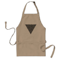 Charcoal Triangle Knot Apron aprons