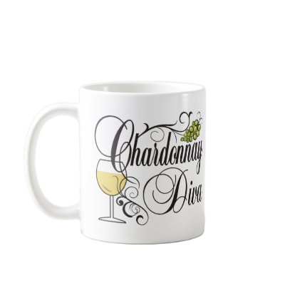 Chardonnay Wine Diva Coffee Mug