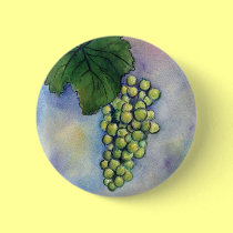 Chardonnay Wine Grapes Button buttons