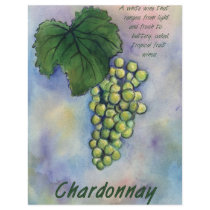 Chardonnay Wine Grapes & Description flyers