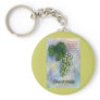 Chardonnay Wine Grapes & Description Keychain