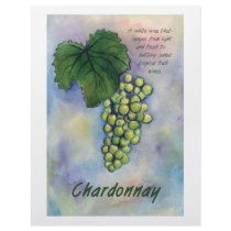 Chardonnay Wine Grapes & Description Letterhead