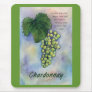 Chardonnay Wine Grapes & Description Mousepad
