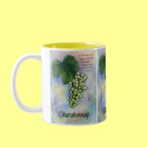 Chardonnay Wine Grapes & Description Mug mugs
