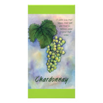 Chardonnay Wine Grapes & Description Photo Card photo cards by donnabellas Chardonnay Wine Grapes & Description Photo Card photo cards