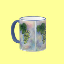 Chardonnay Wine Grapes Mug mugs