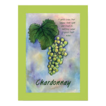 Chardonnay Wine Grapes Poster posters