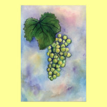 Chardonnay Wine Grapes Print posters