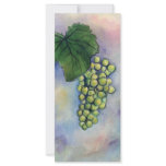 Chardonnay Wine Grapes Rack Card Template