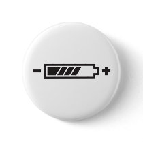 Charged - battery solar hybrid electric button