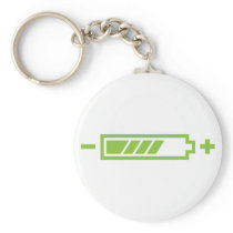 Charged - battery solar hybrid electric keychain