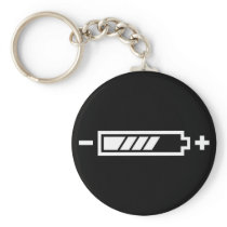 Charged - battery solar hybrid electric key chain