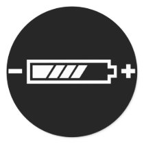 Charged - battery solar hybrid electric stickers