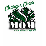 Charger Cheer Mom3 t-shirts